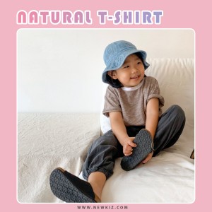 Áo thun trơn trẻ em (내츄럴 티셔츠)